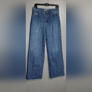 Muddy Women's Flare Jeans in Deep Blue